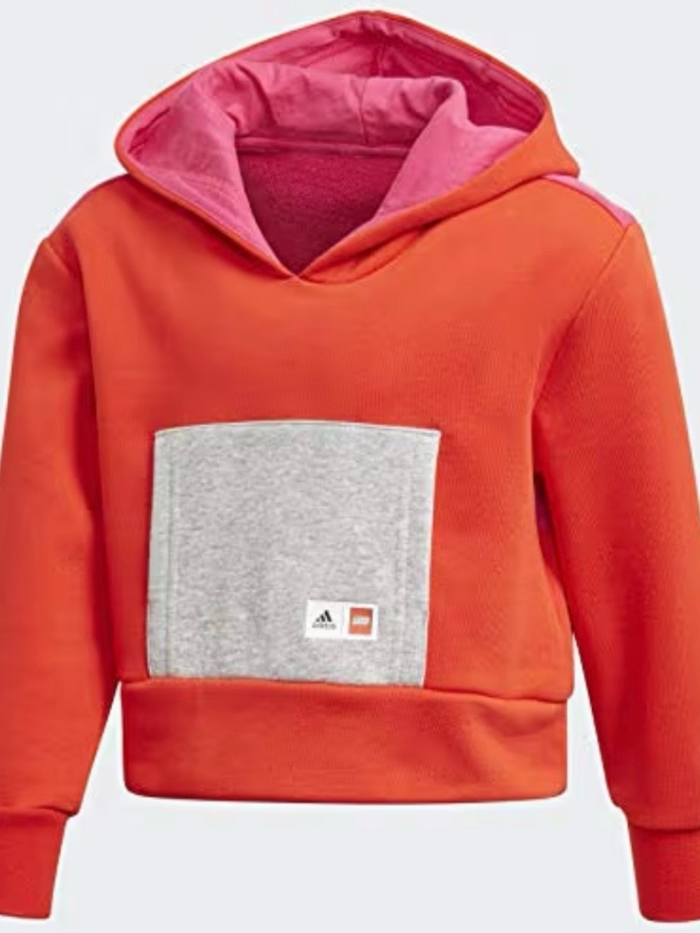 Adidas x Lego Kids Girl Boy Toddler Sweatshirt Hoodie Sweater Pullover Sz 4T